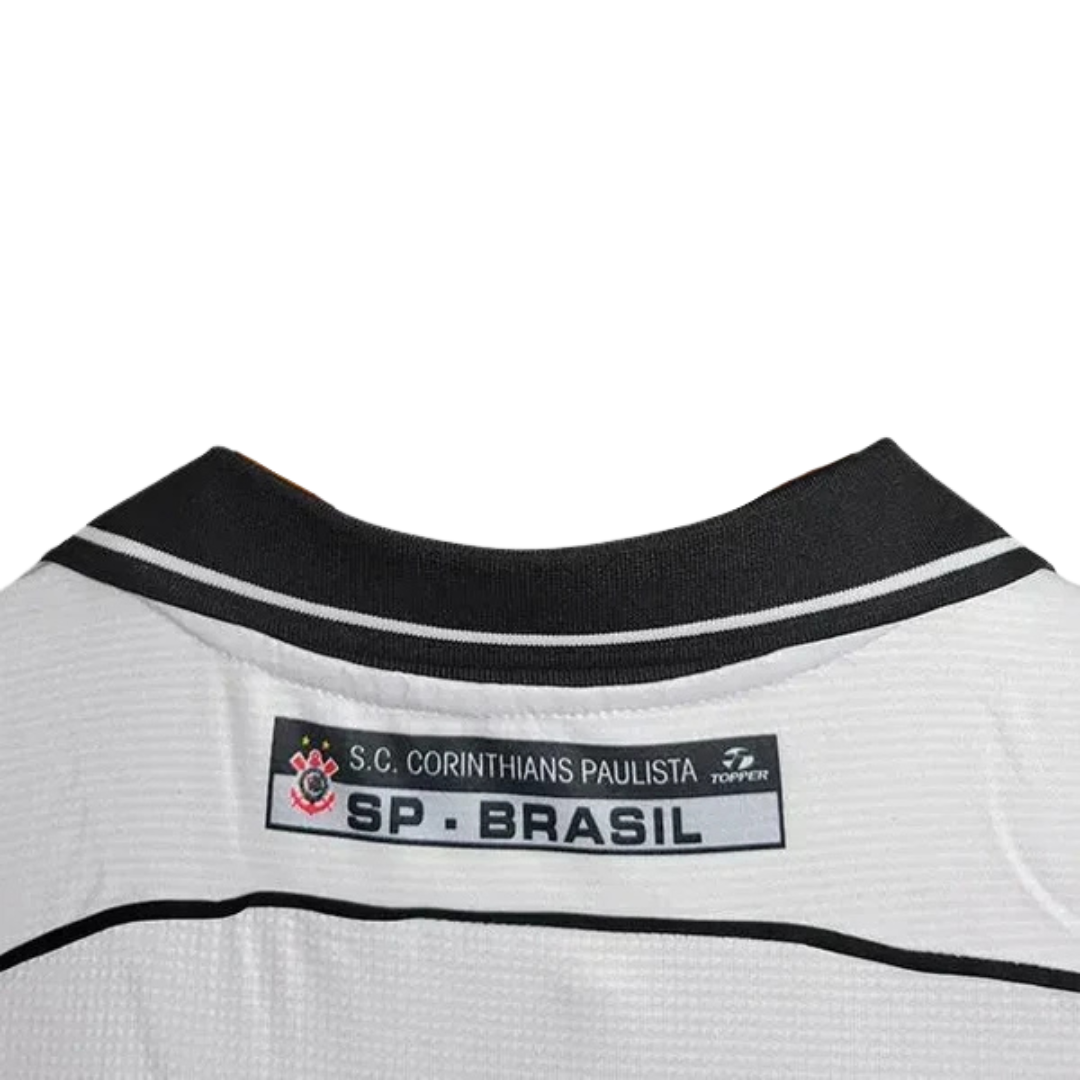 Camisa Corinthians I 1999/2000 - Retrô Topper Masculina - Branca
