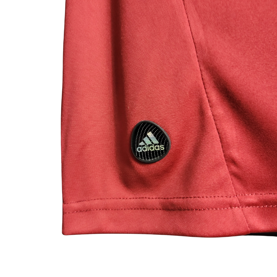 Camisa Fluminense III 2011/2012 - Retrô Adidas - Vermelha com detalhes em dourado