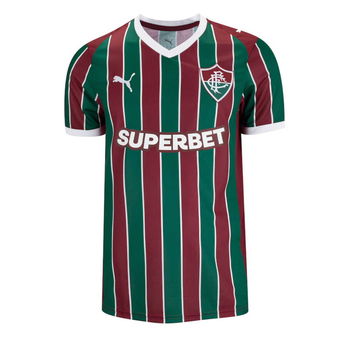 Camisa Fluminense I 26/27 - Torcedor Puma Masculina - Verde e grená
