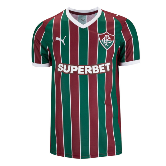 Camisa Fluminense I 26/27 - Torcedor Puma Masculina - Verde e grená