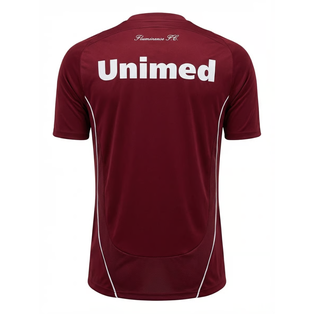 Camisa Fluminense I 2010 - Retrô Adidas - Vermelha com detalhes em branco