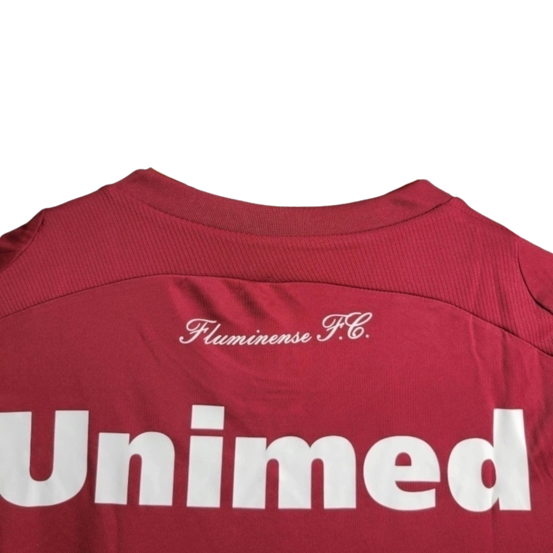Camisa Fluminense I 2010 - Retrô Adidas - Vermelha com detalhes em branco