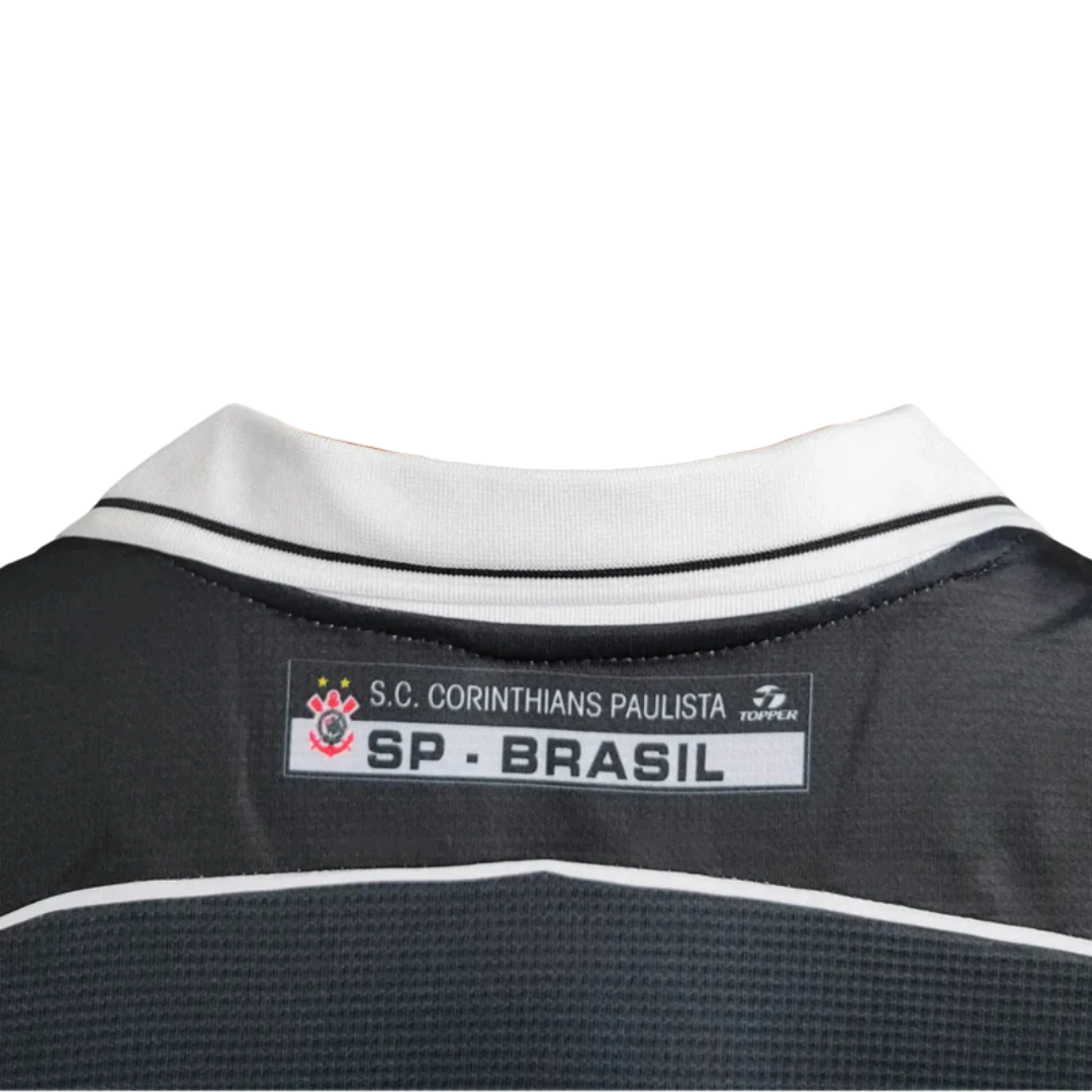 Camisa Corinthians II 1999/2000 - Retrô Topper Masculina - Preta