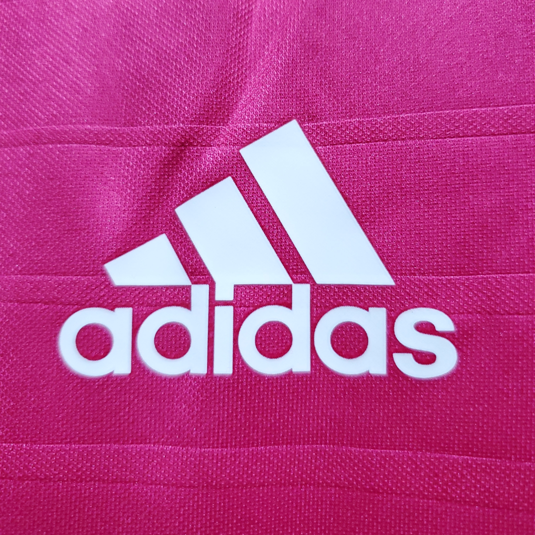 Camisa Real Madrid II 2014/2015 - Retrô Adidas - Rosa com detalhes em branco