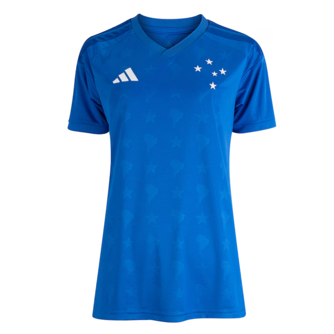 Camisa Cruzeiro I 26/27 - Torcedor Adidas Feminina - Azul