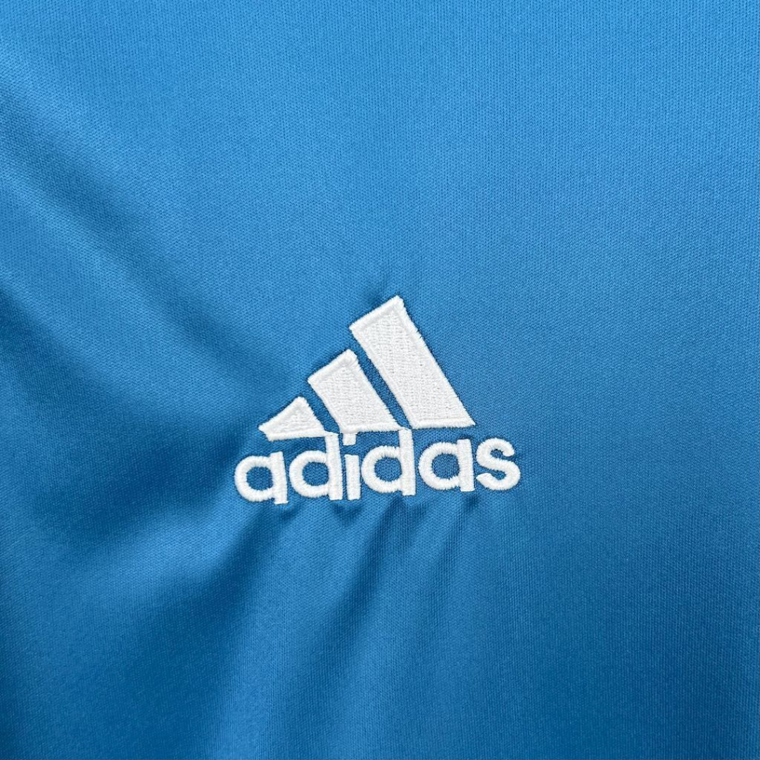 Camisa Real Madrid II 2017/2018 - Retrô Adidas - Verde água com detalhes em azul