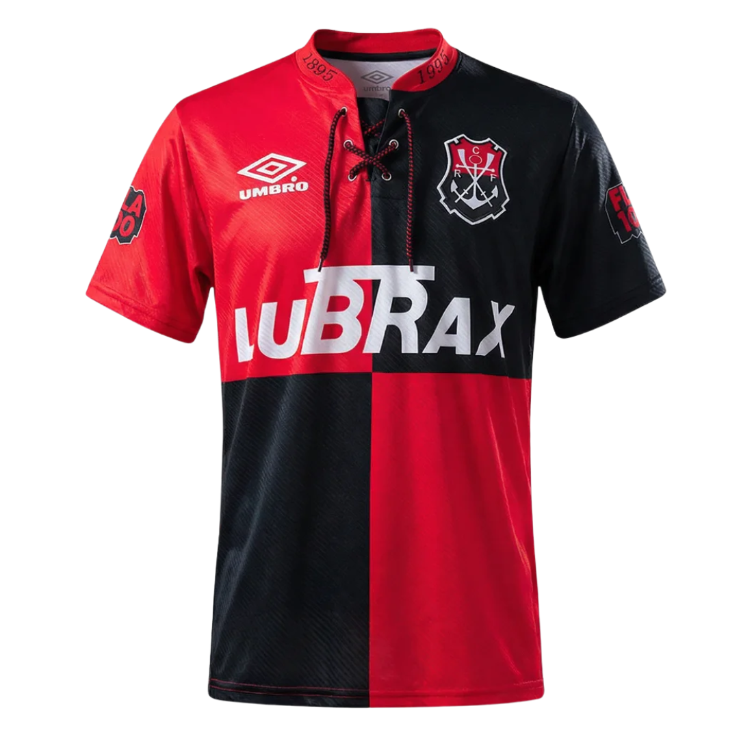 Camisa Flamengo II 1994 - Retrô Umbro - Vermelha e preta