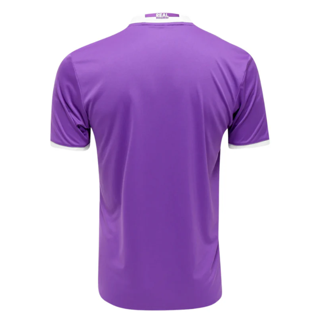Camisa Real Madrid II 2016/2017 - Retrô Adidas - Roxa com detalhes em branco