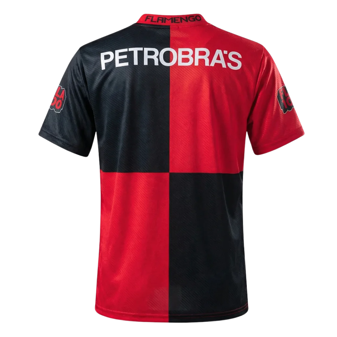 Camisa Flamengo II 1994 - Retrô Umbro - Vermelha e preta