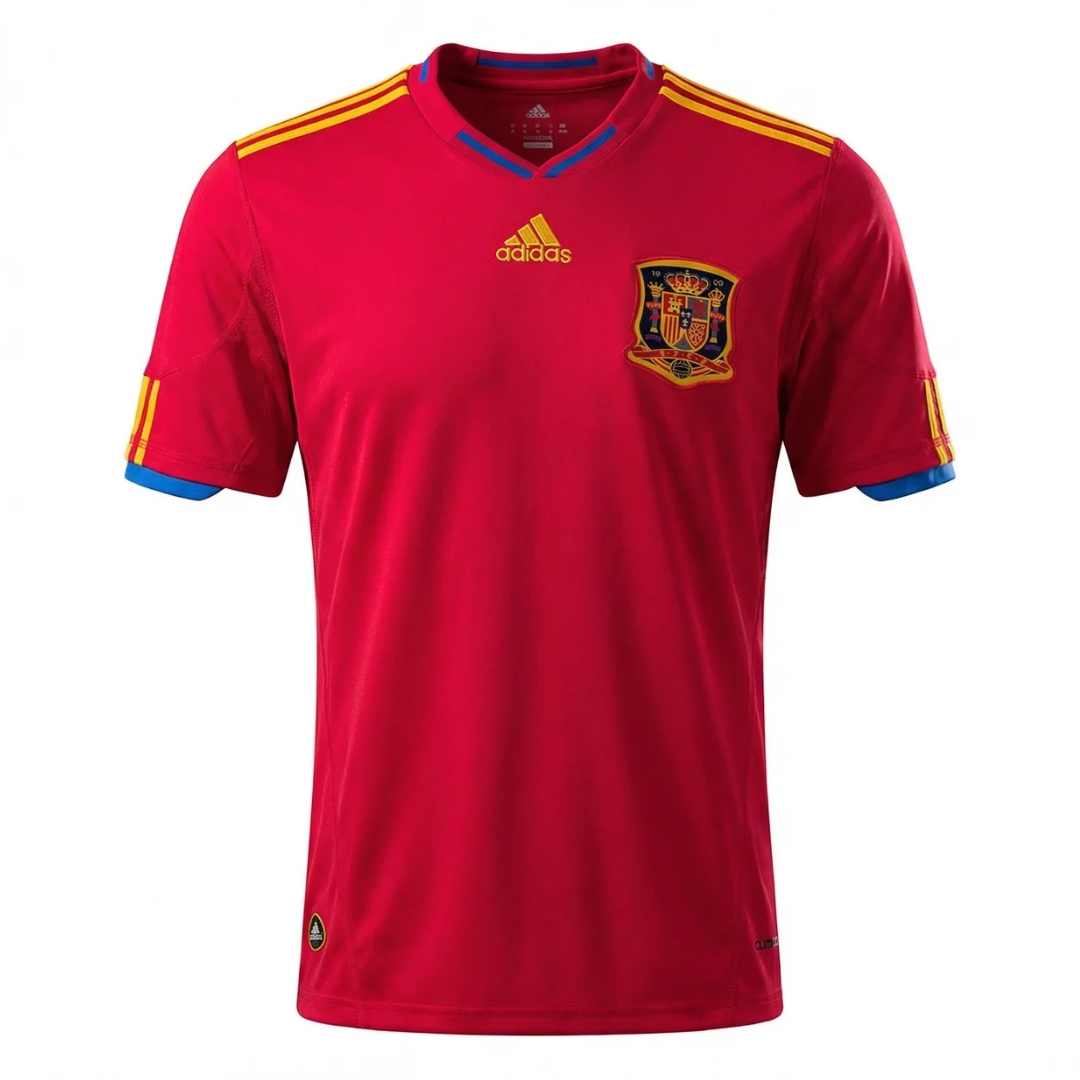 Camisa Seleção da Espanha 2010 - Retrô Adidas - Vermelha