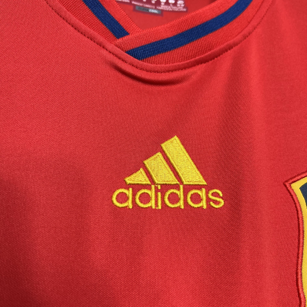 Camisa Seleção da Espanha 2010 - Retrô Adidas - Vermelha