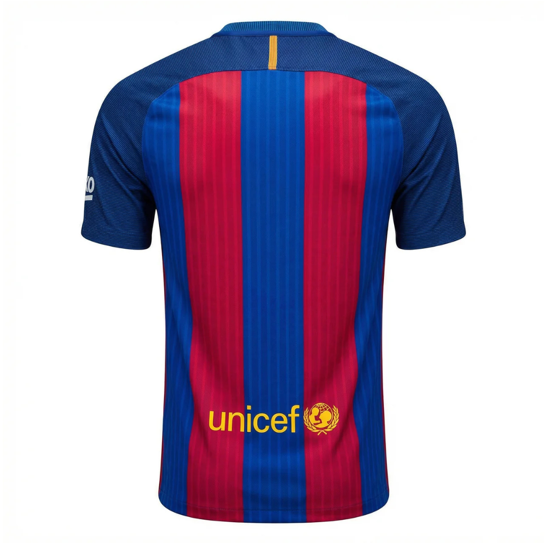 Camisa Barcelona I 2016/2017 - Retrô Nike - Azul e grená