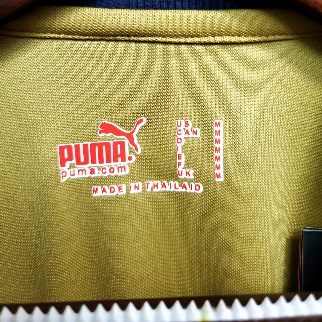 Camisa Seleção da Itália 2006 Goleiro - Retrô Puma - Dourada
