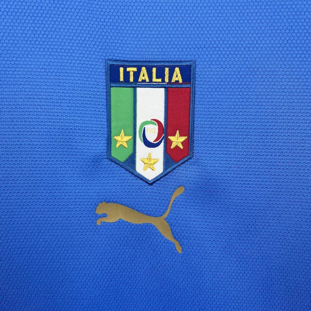 Camisa Seleção da Itália I 2006 - Retrô Puma - Azul