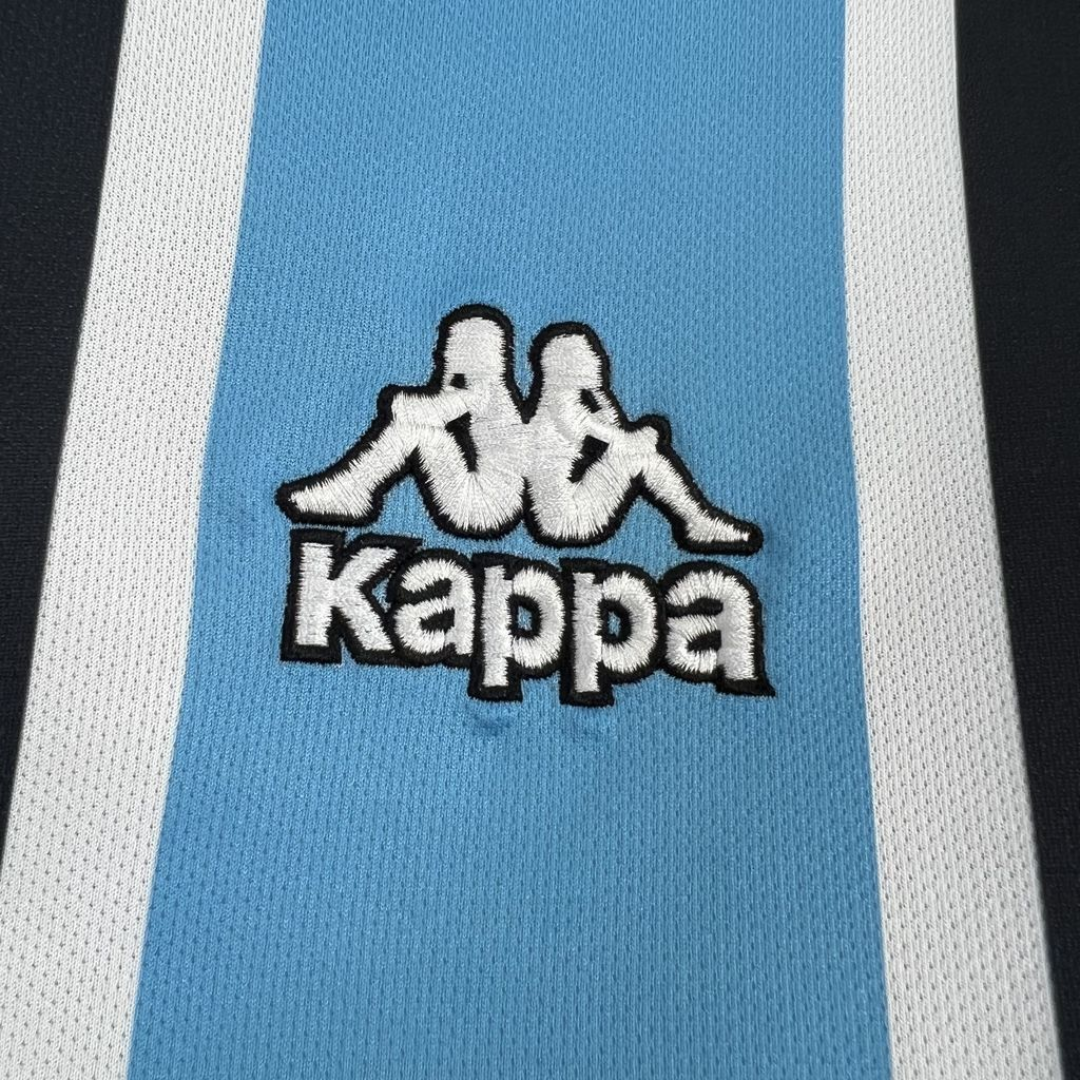 Camisa Grêmio I 2001 - Retrô Kappa - Azul e preta