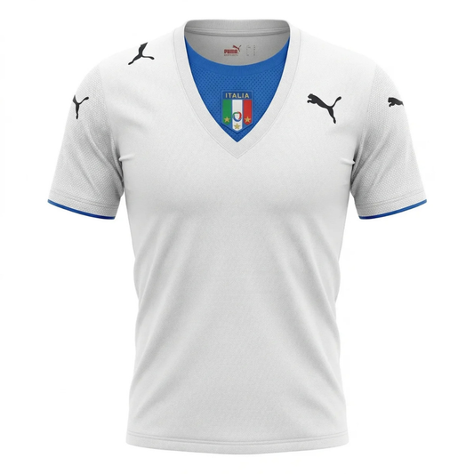 Camisa Seleção da Itália II 2006 - Retrô Puma - Branca