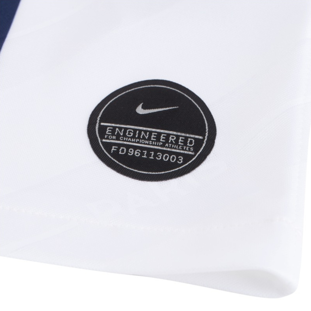 Camisa Paris Saint-Germain II 2019/2020 - Retrô Nike - Branca com detalhes em vermelho e azul