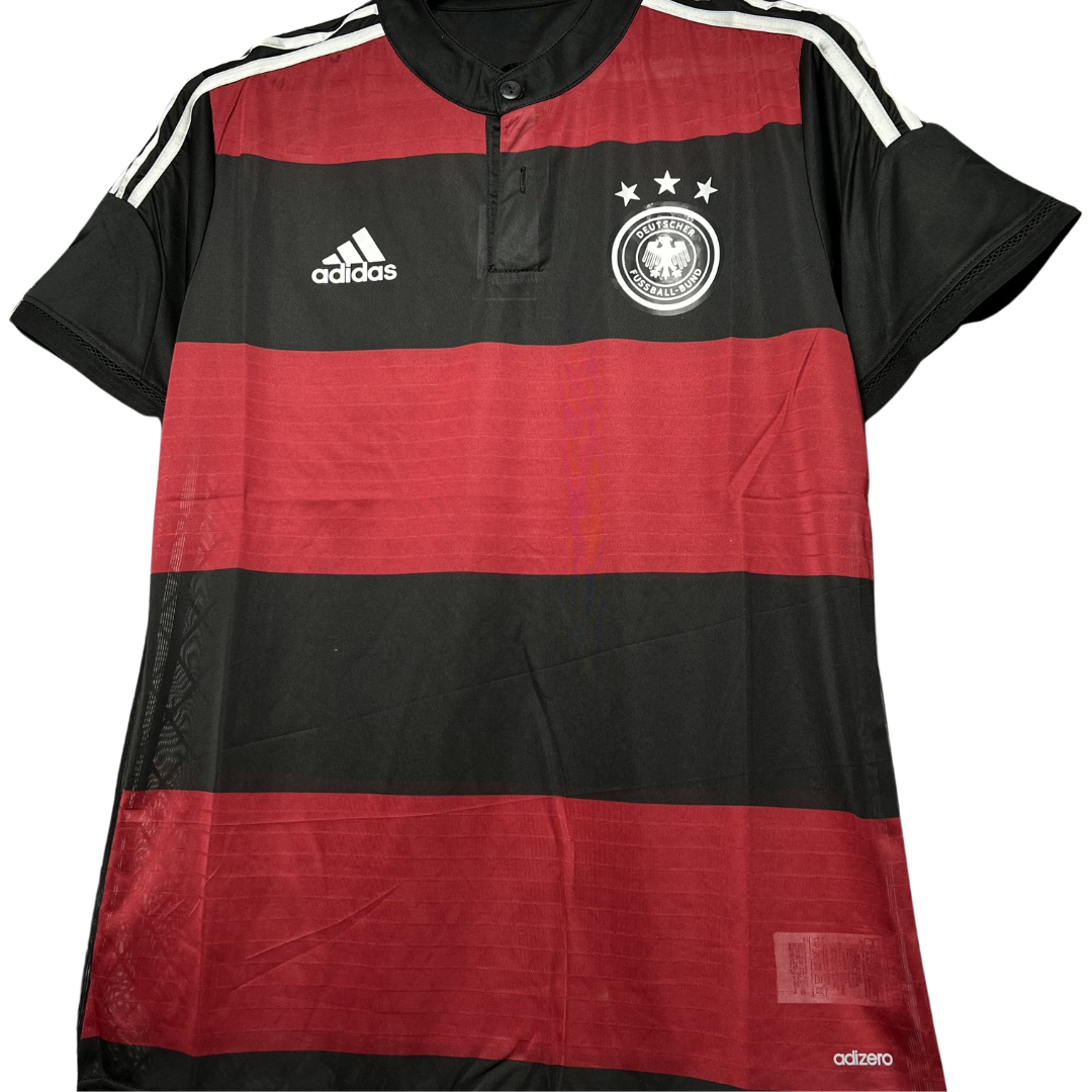 Camisa Seleção da Alemanha II 2014 - Retrô Adidas - Preta e vermelha