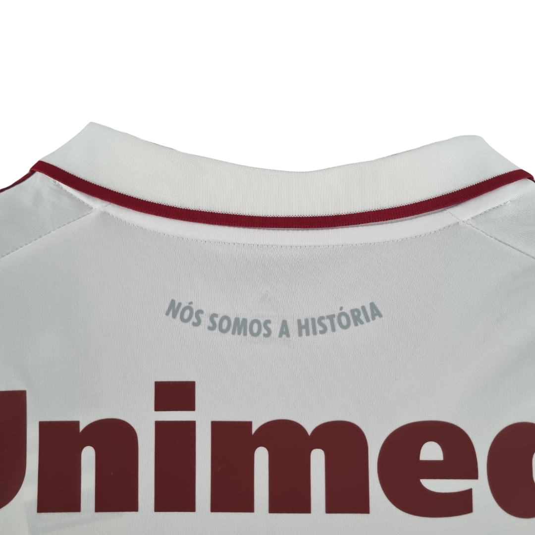 Camisa Fluminense III 2011/2012 - Retrô Adidas - Branca com detalhes em vinho