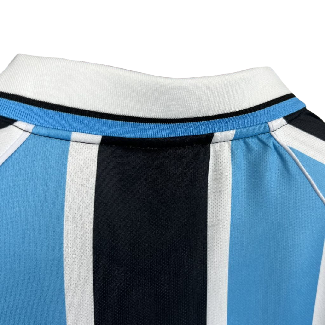 Camisa Grêmio I 2001 - Retrô Kappa - Azul e preta