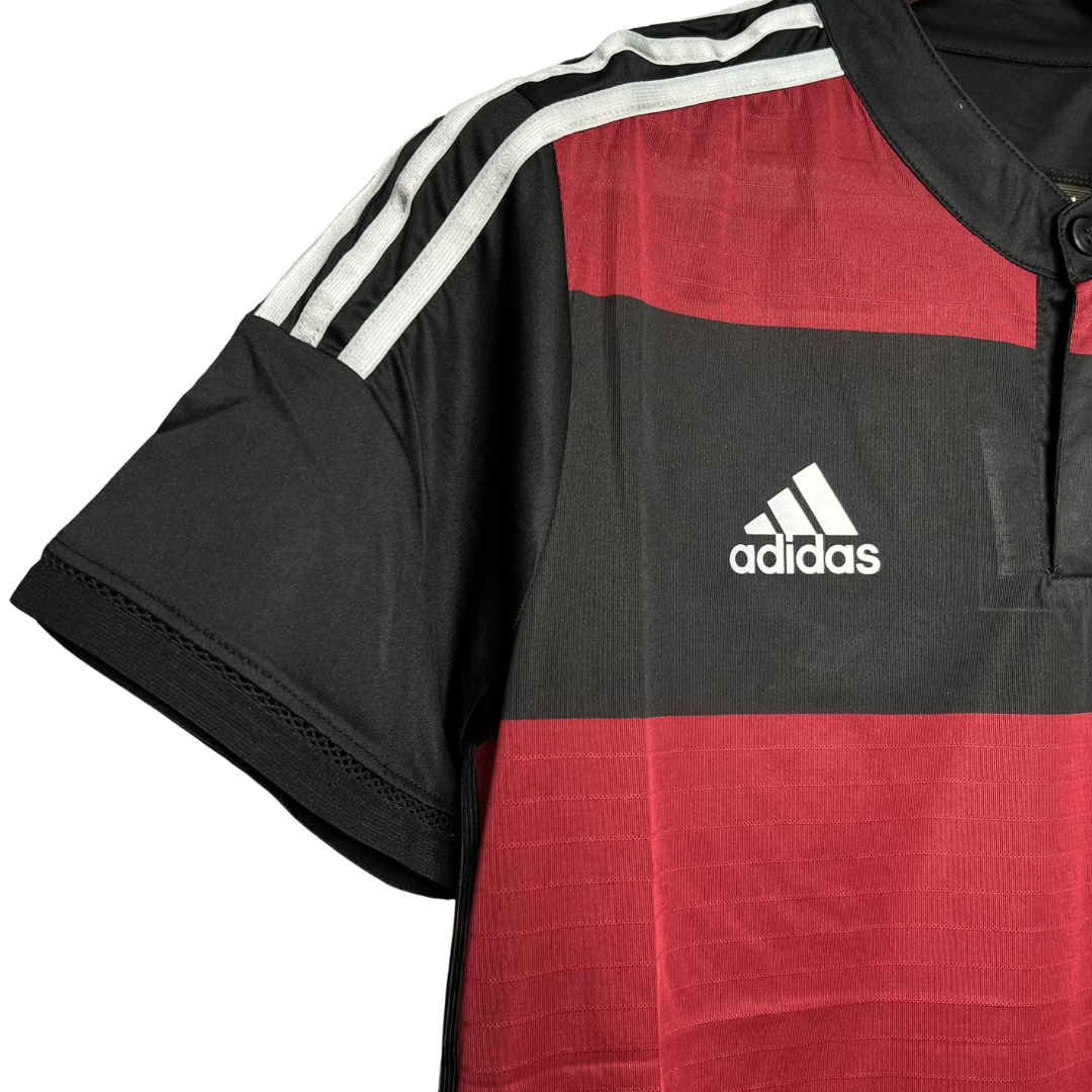 Camisa Seleção da Alemanha II 2014 - Retrô Adidas - Preta e vermelha