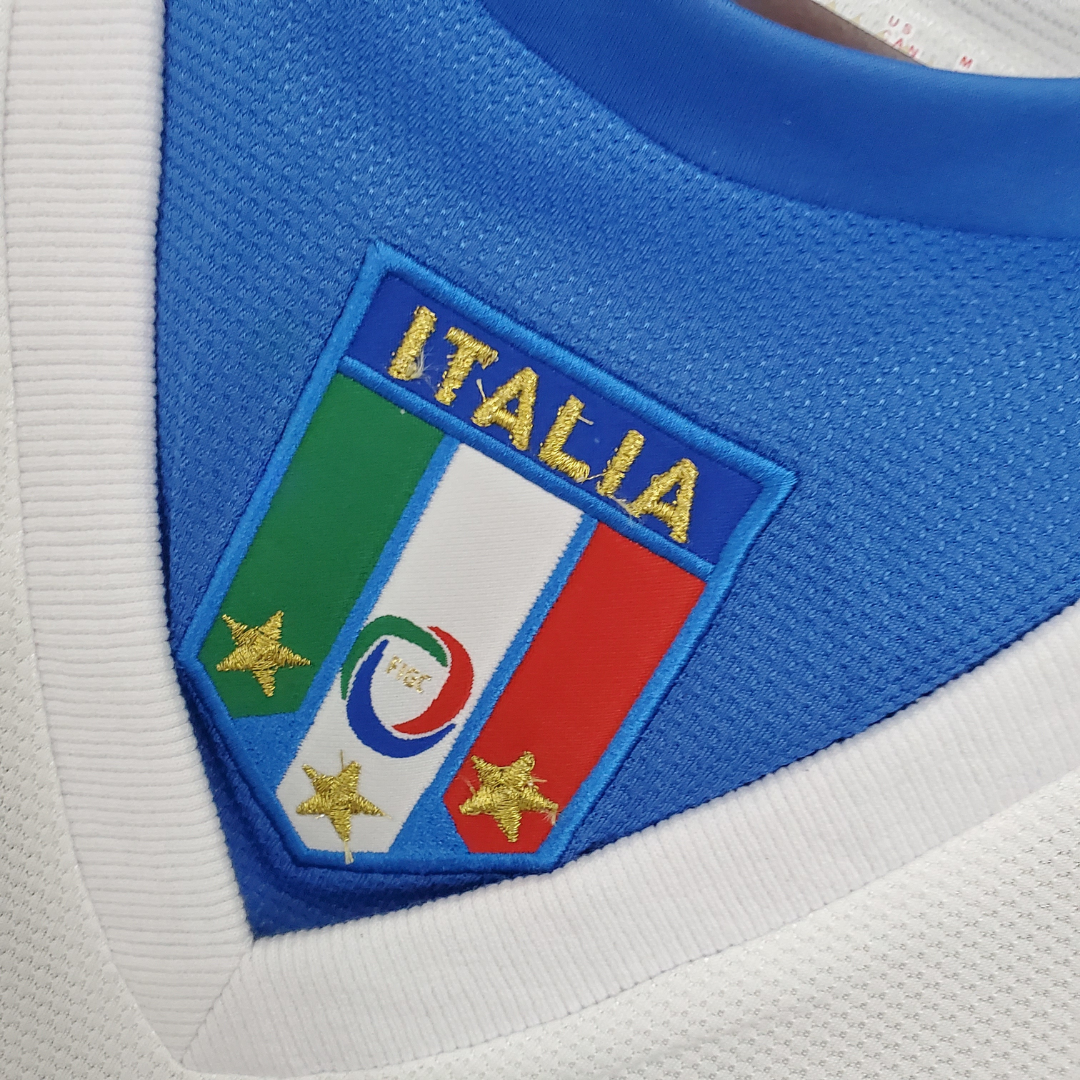 Camisa Seleção da Itália II 2006 - Retrô Puma - Branca