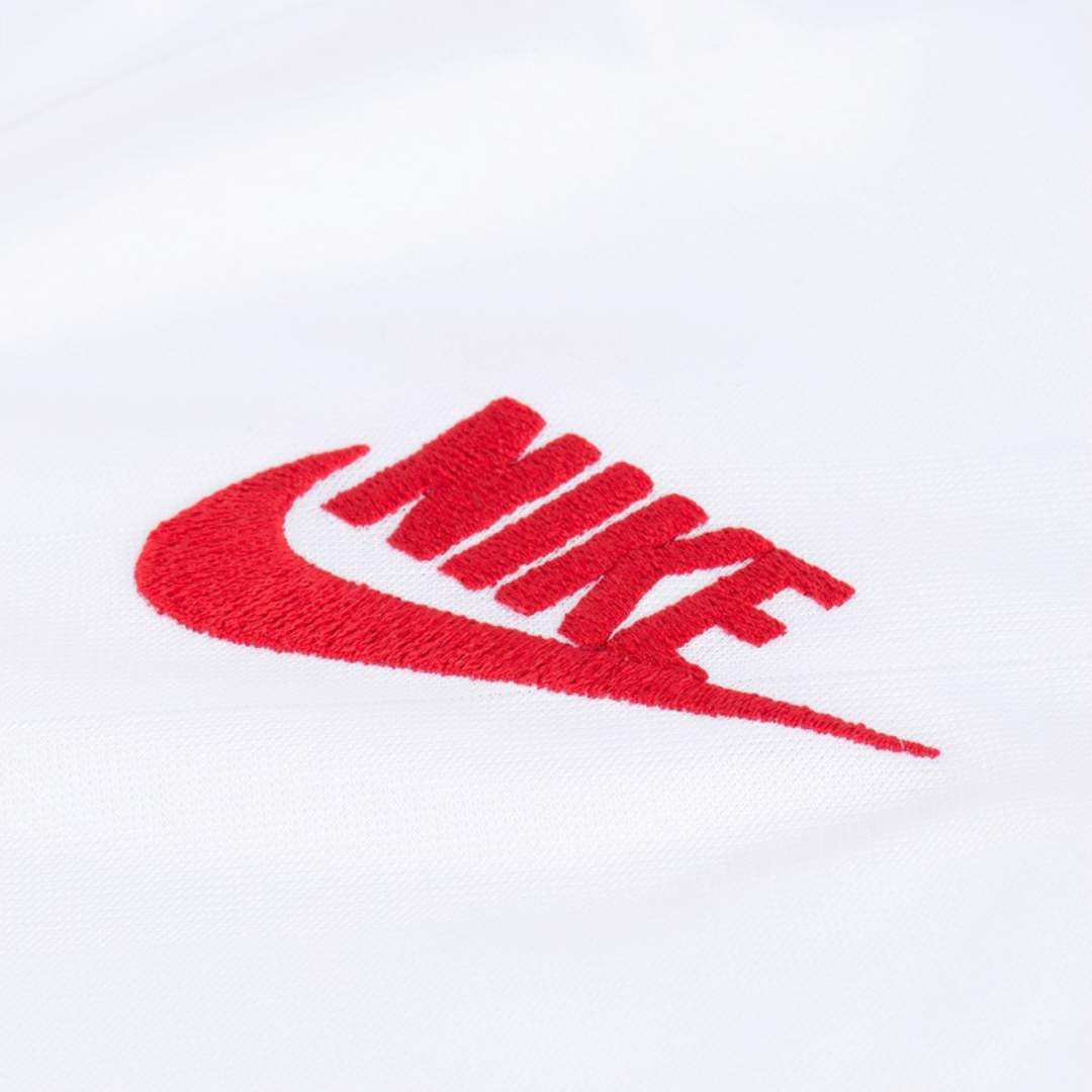Camisa Paris Saint-Germain II 2019/2020 - Retrô Nike - Branca com detalhes em vermelho e azul
