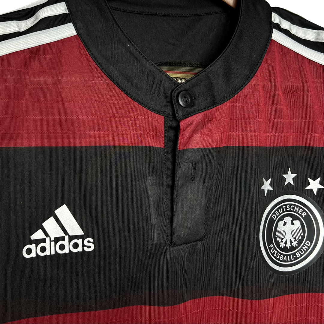Camisa Seleção da Alemanha II 2014 - Retrô Adidas - Preta e vermelha