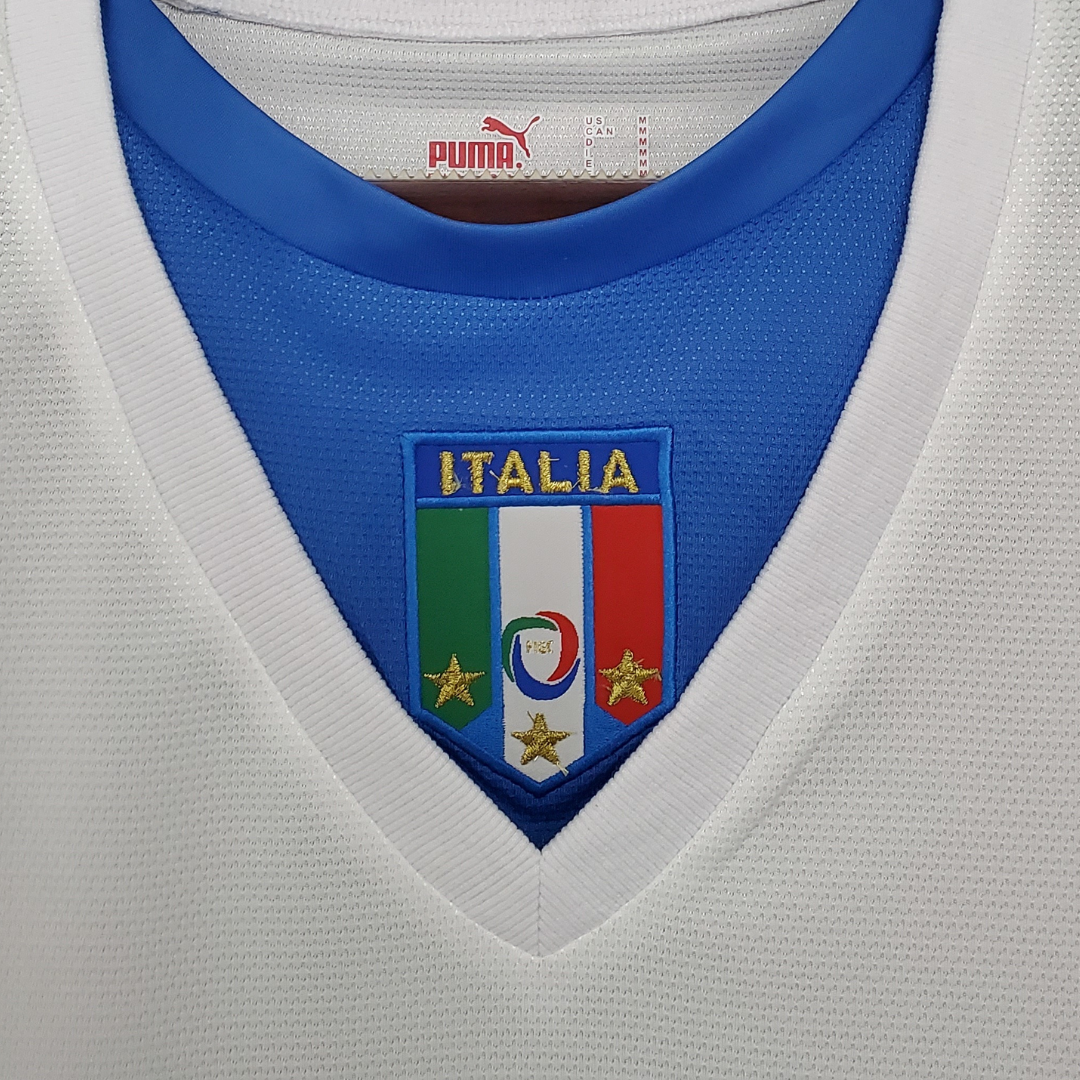 Camisa Seleção da Itália II 2006 - Retrô Puma - Branca