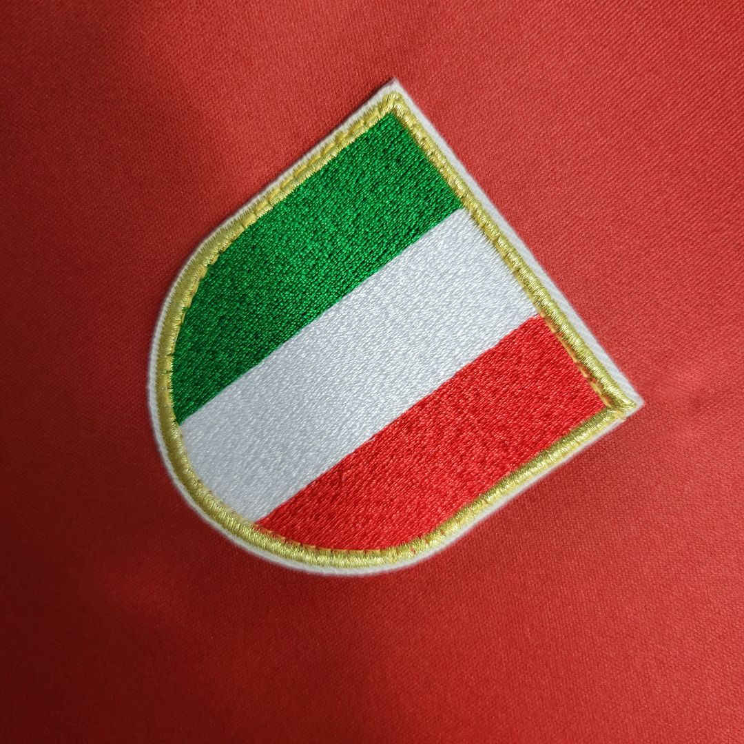 Camisa Roma I 2001/2002 - Retrô Kappa - Vermelha e amarela