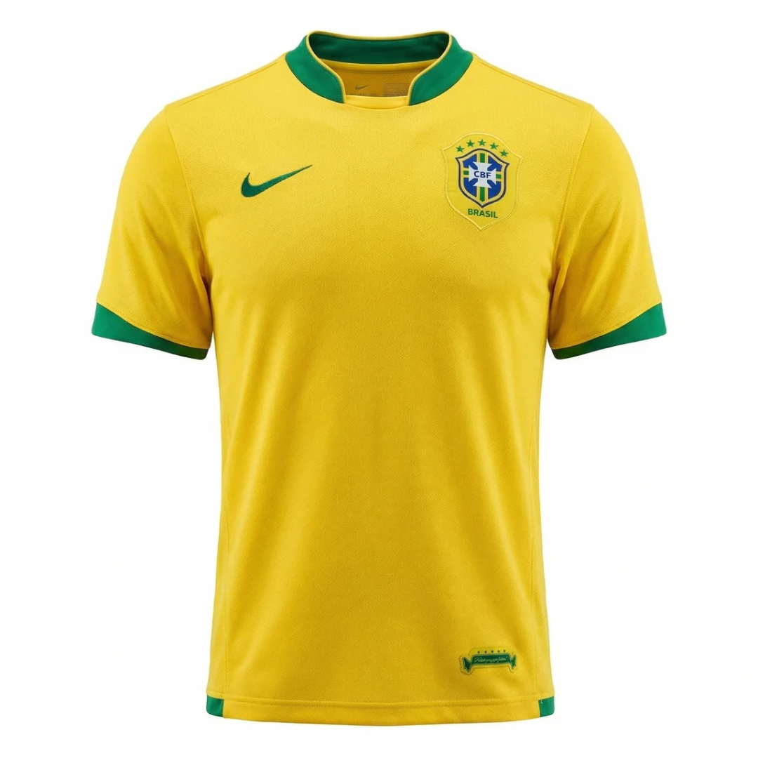 Camisa Seleção Brasileira I 2006 - Retrô Nike - Amarela
