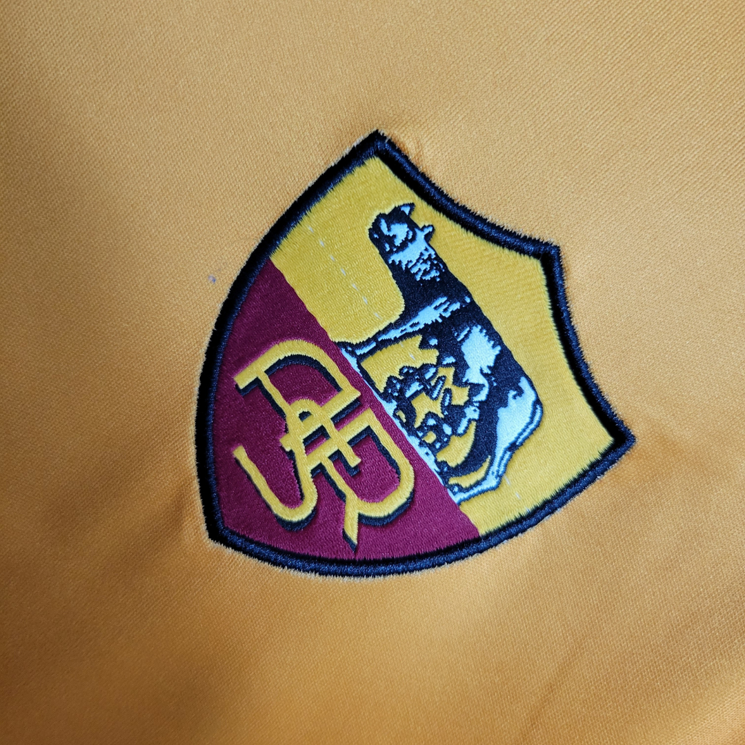 Camisa Roma I 2001/2002 - Retrô Kappa - Vermelha e amarela