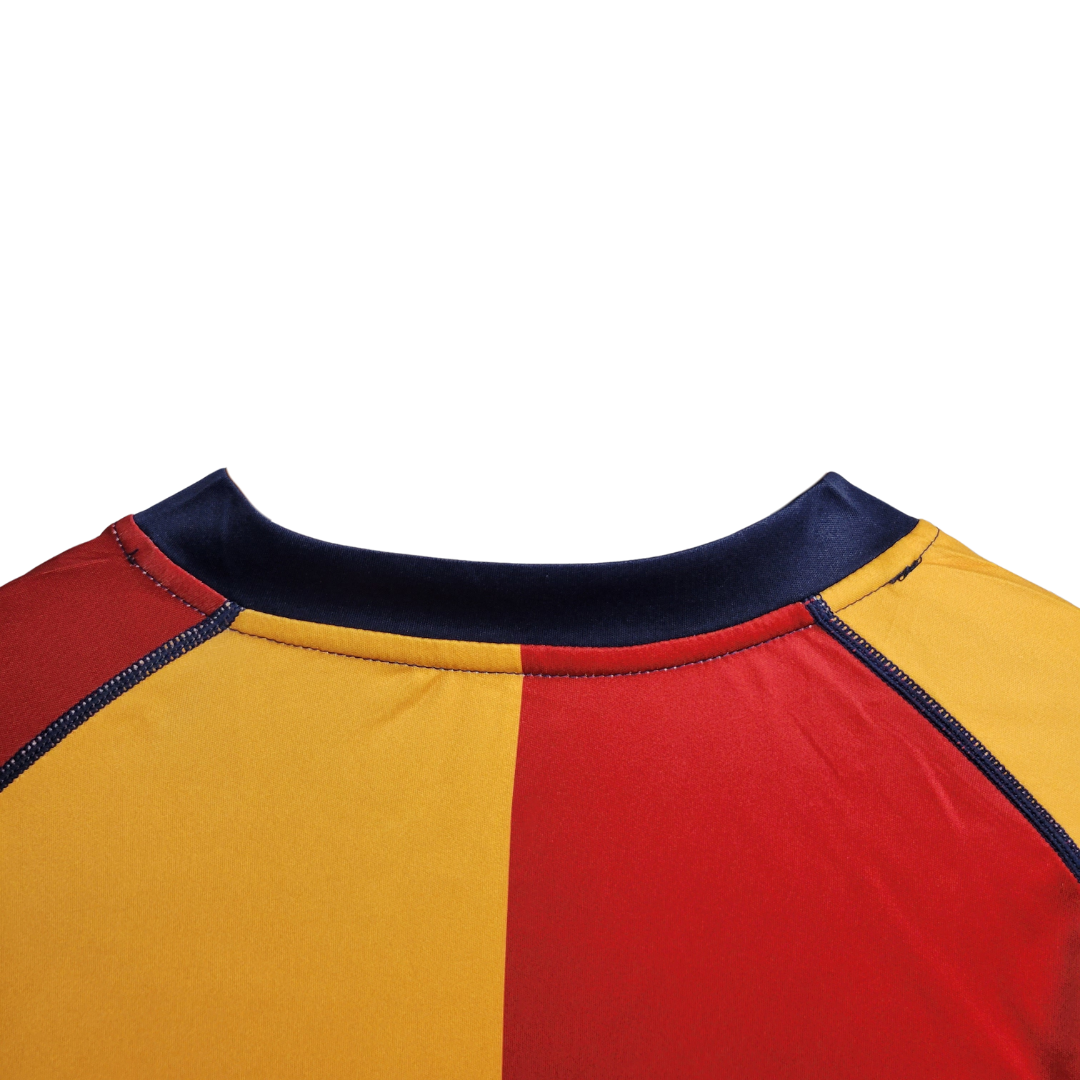 Camisa Roma I 2001/2002 - Retrô Kappa - Vermelha e amarela