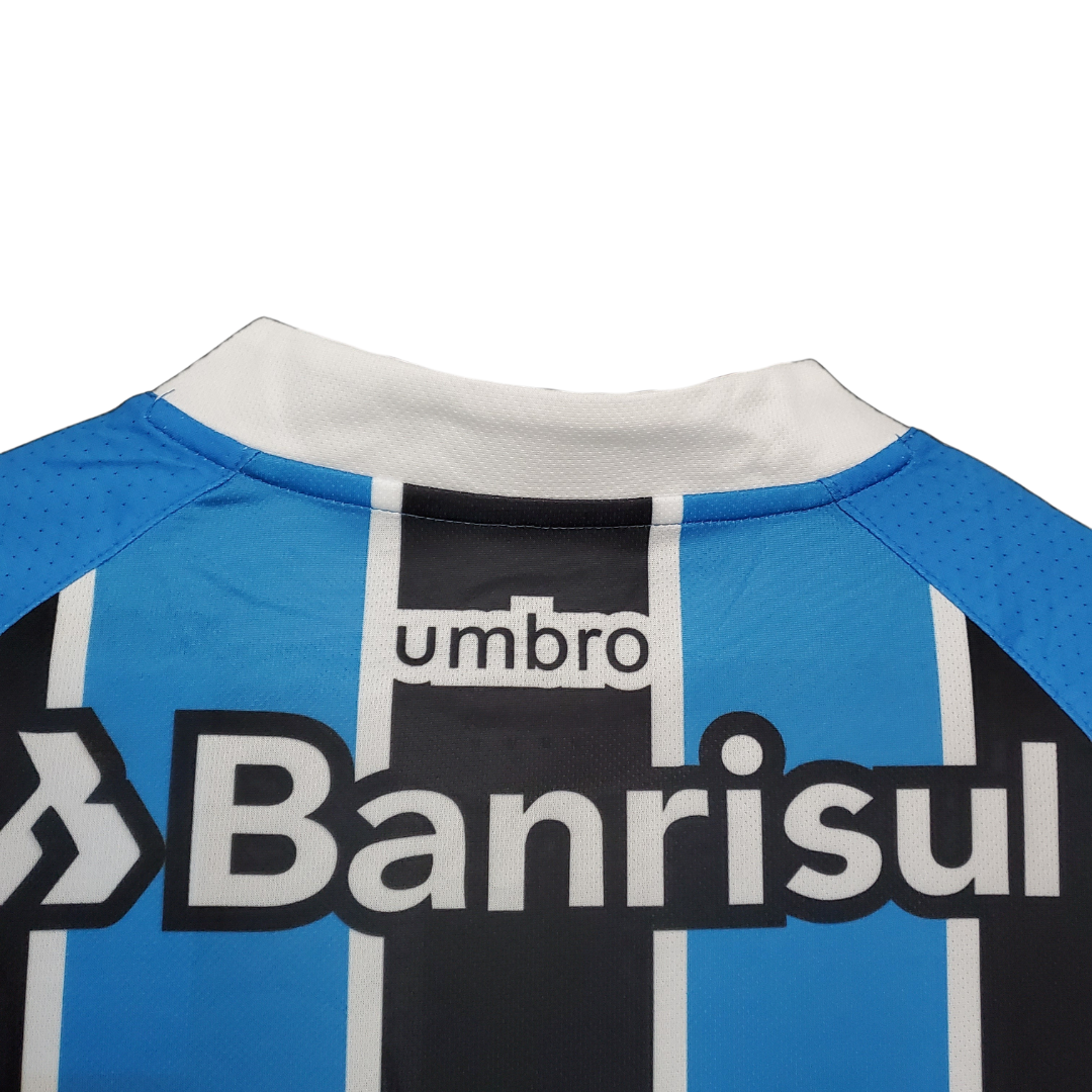 Camisa Grêmio I 2017 - Retrô Umbro - Azul e preta