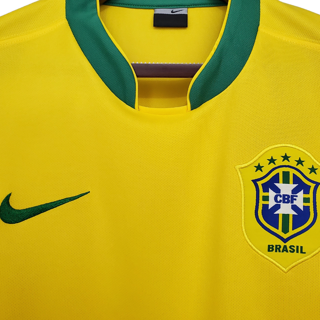 Camisa Seleção Brasileira I 2006 - Retrô Nike - Amarela