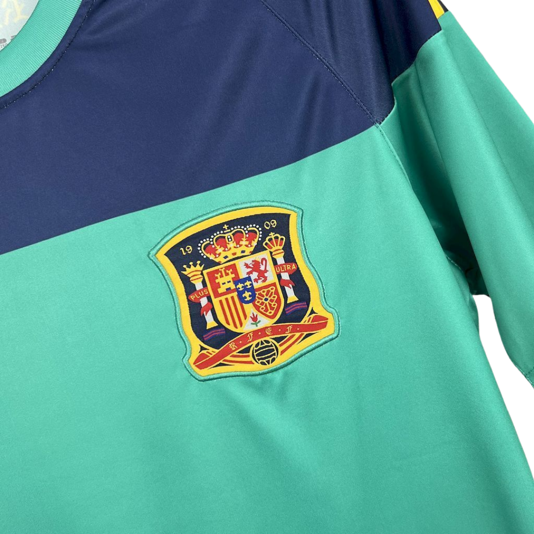 Camisa Seleção da Espanha Goleiro 2010 - Retrô Adidas - Azul