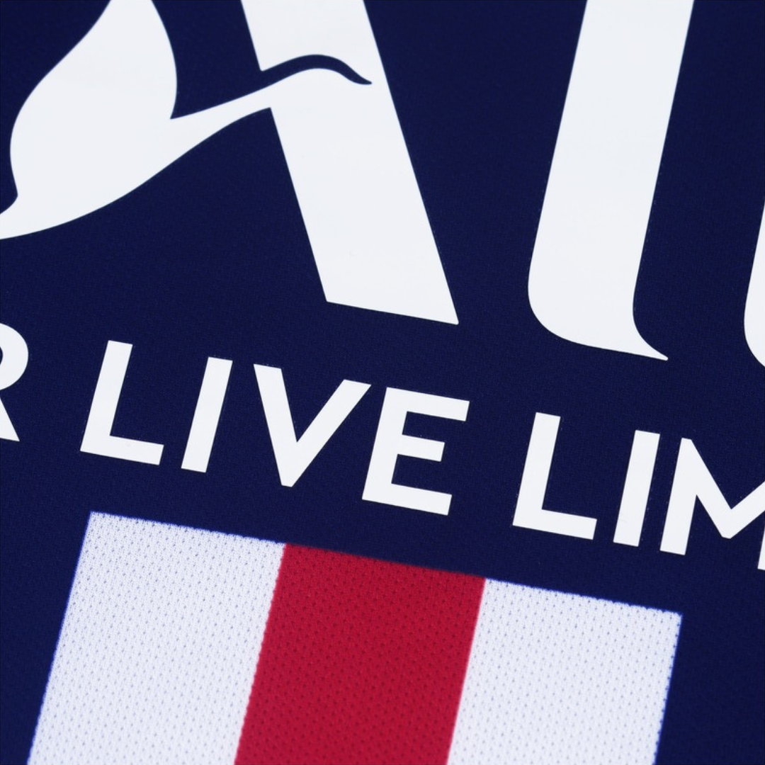 Camisa Paris Saint-Germain I 2019/2020 - Retrô Nike - Azul com detalhes em vermelho e branco