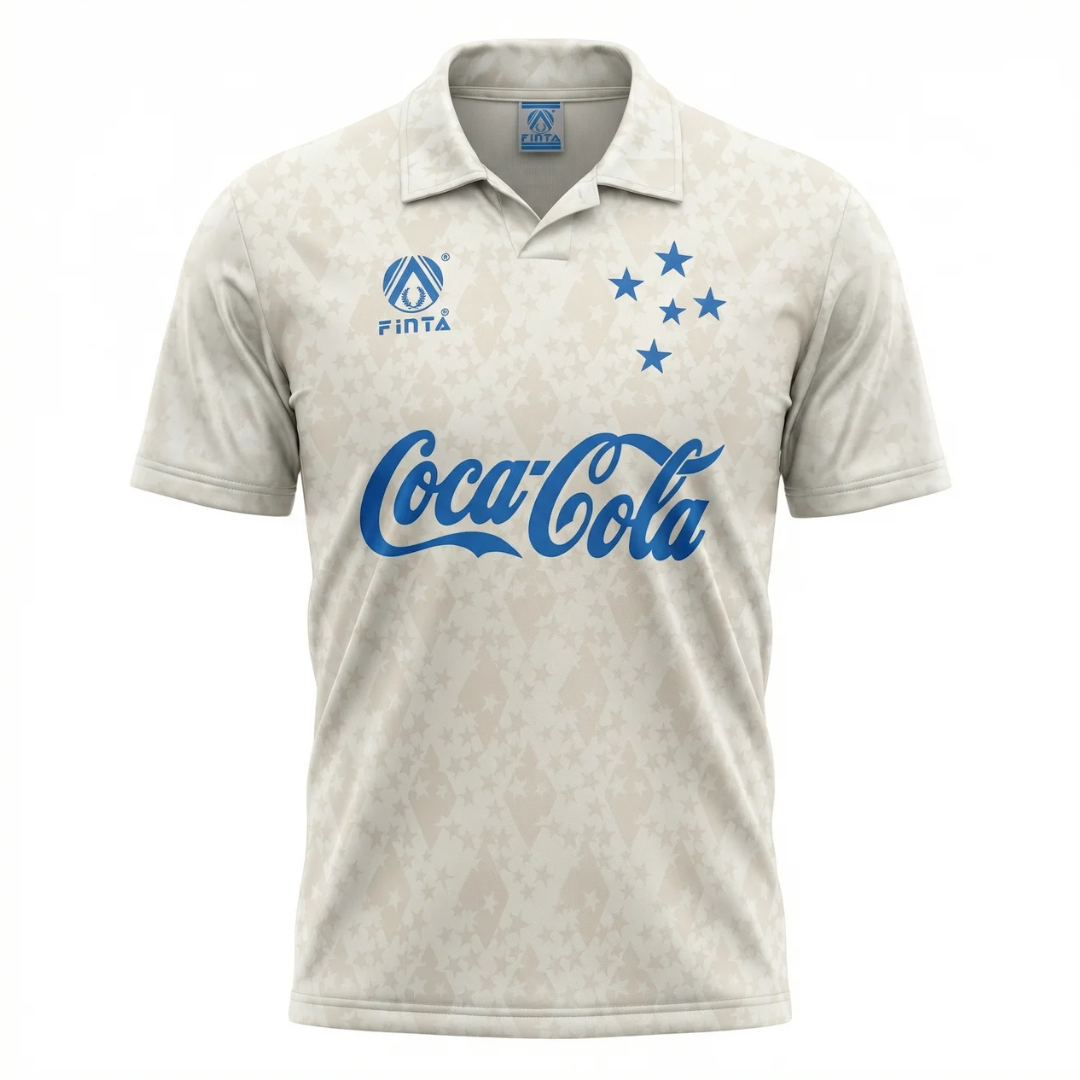 Camisa Cruzeiro II 1993/1994 - Retrô Finta - Branca