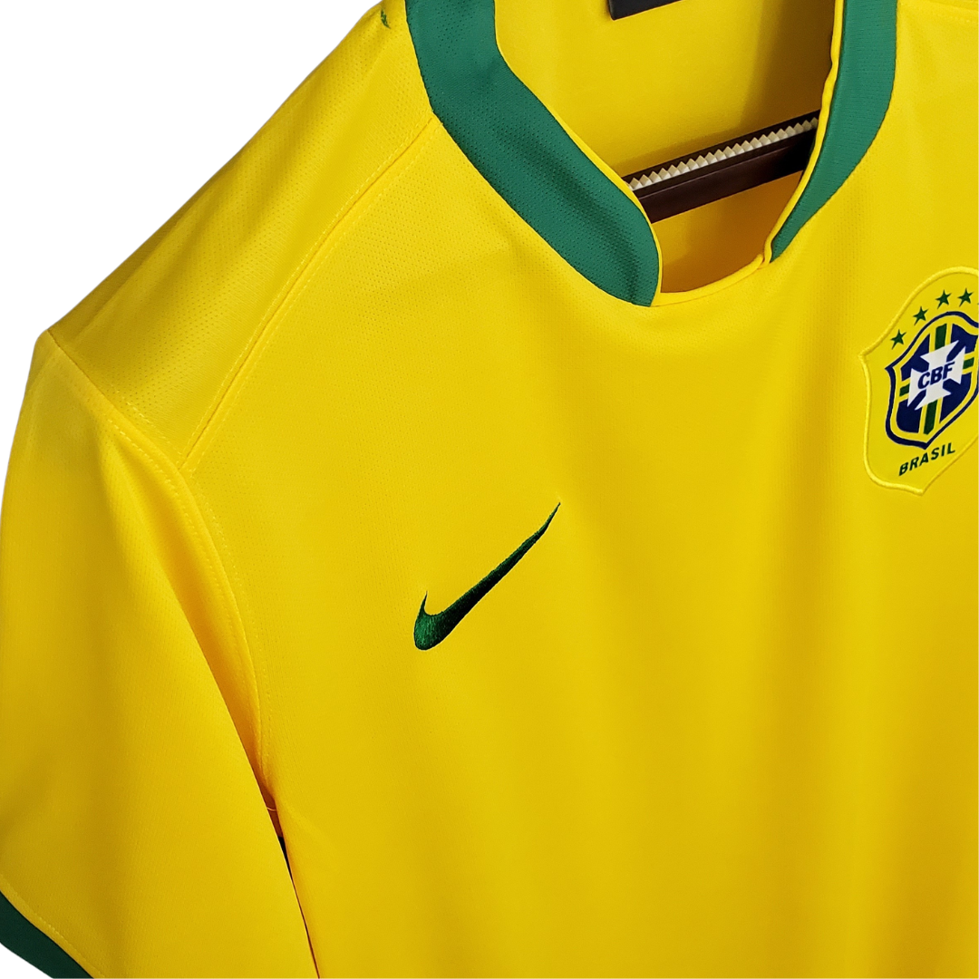 Camisa Seleção Brasileira I 2006 - Retrô Nike - Amarela