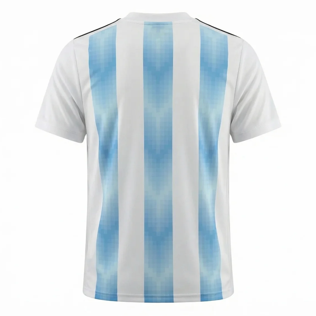 Camisa Seleção da Argentina I 2018 - Retrô Adidas - Azul e branca