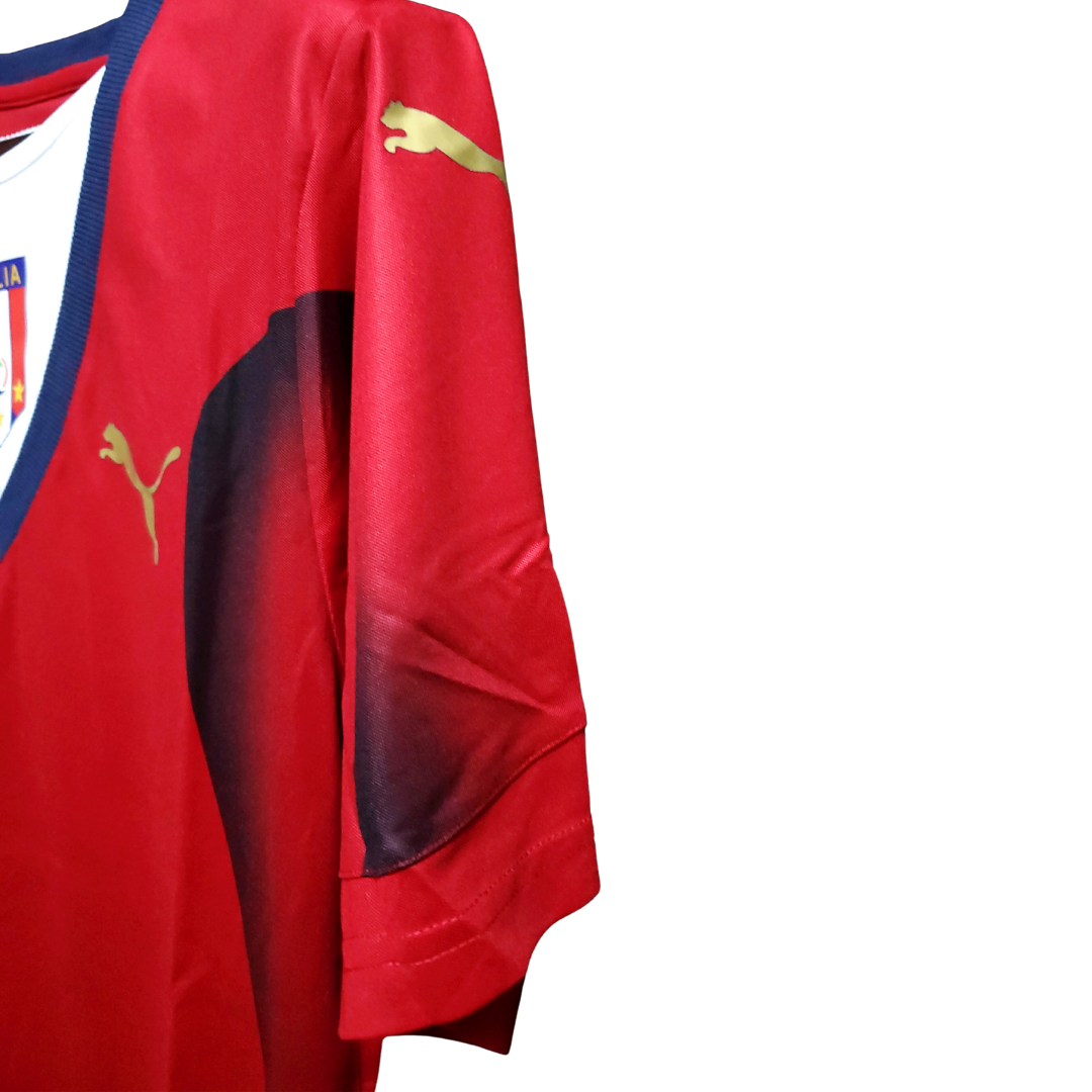 Camisa Seleção da Itália 2006 Goleiro - Retrô Puma - Vermelha