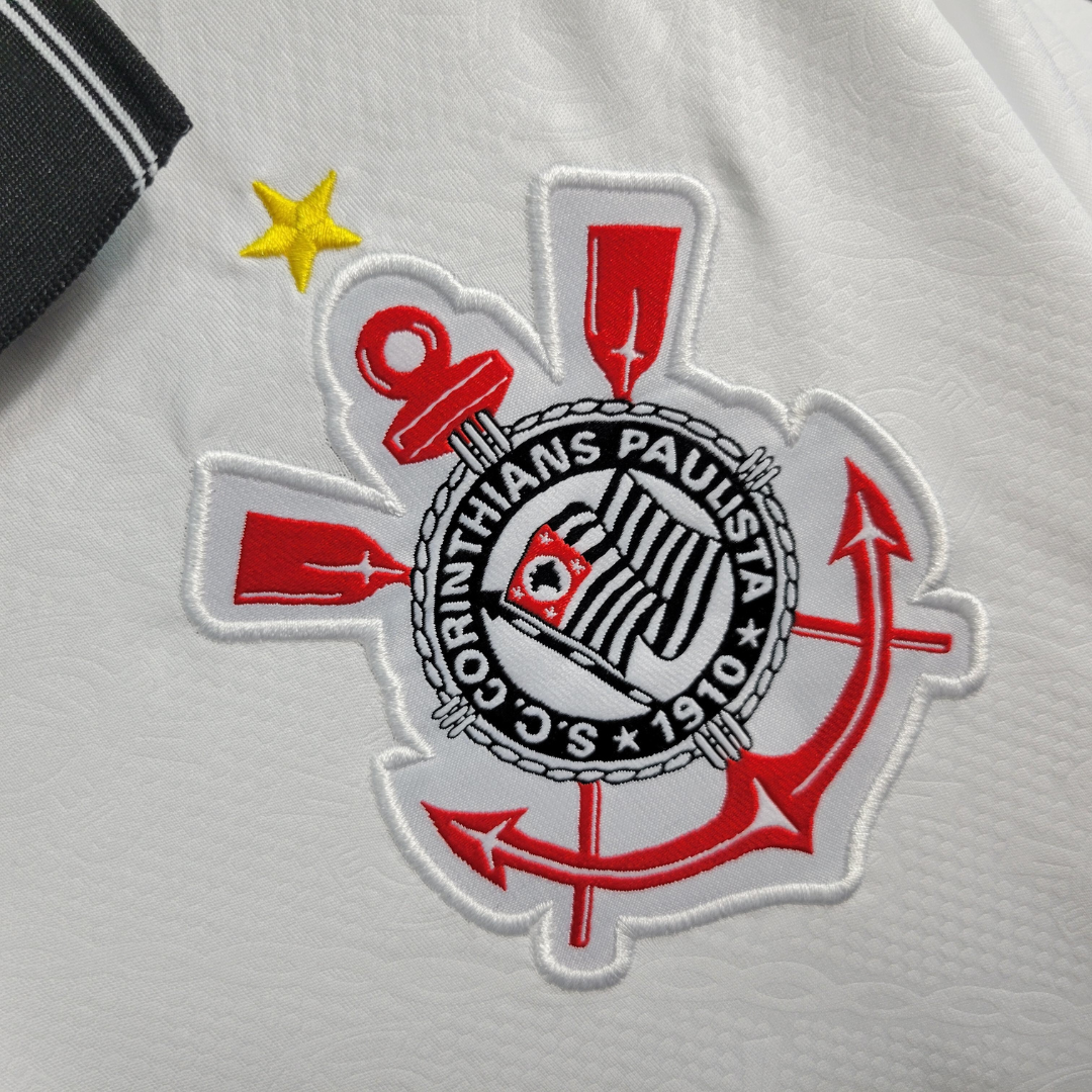 Camisa Corinthians I 1997 - Retrô Penalty Masculina - Branca
