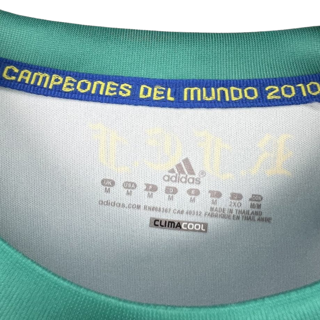 Camisa Seleção da Espanha Goleiro 2010 - Retrô Adidas - Azul