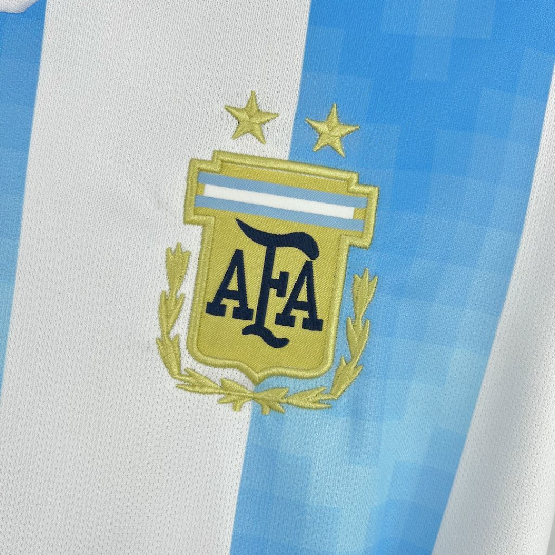 Camisa Seleção da Argentina I 2018 - Retrô Adidas - Azul e branca