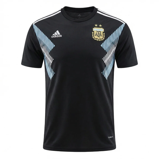 Camisa Seleção da Argentina II 2018 - Retrô Adidas - Preta
