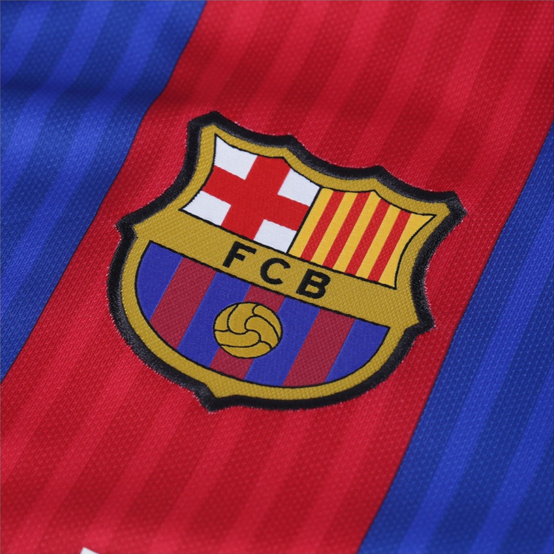 Camisa Barcelona I 2016/2017 - Retrô Nike - Azul e grená