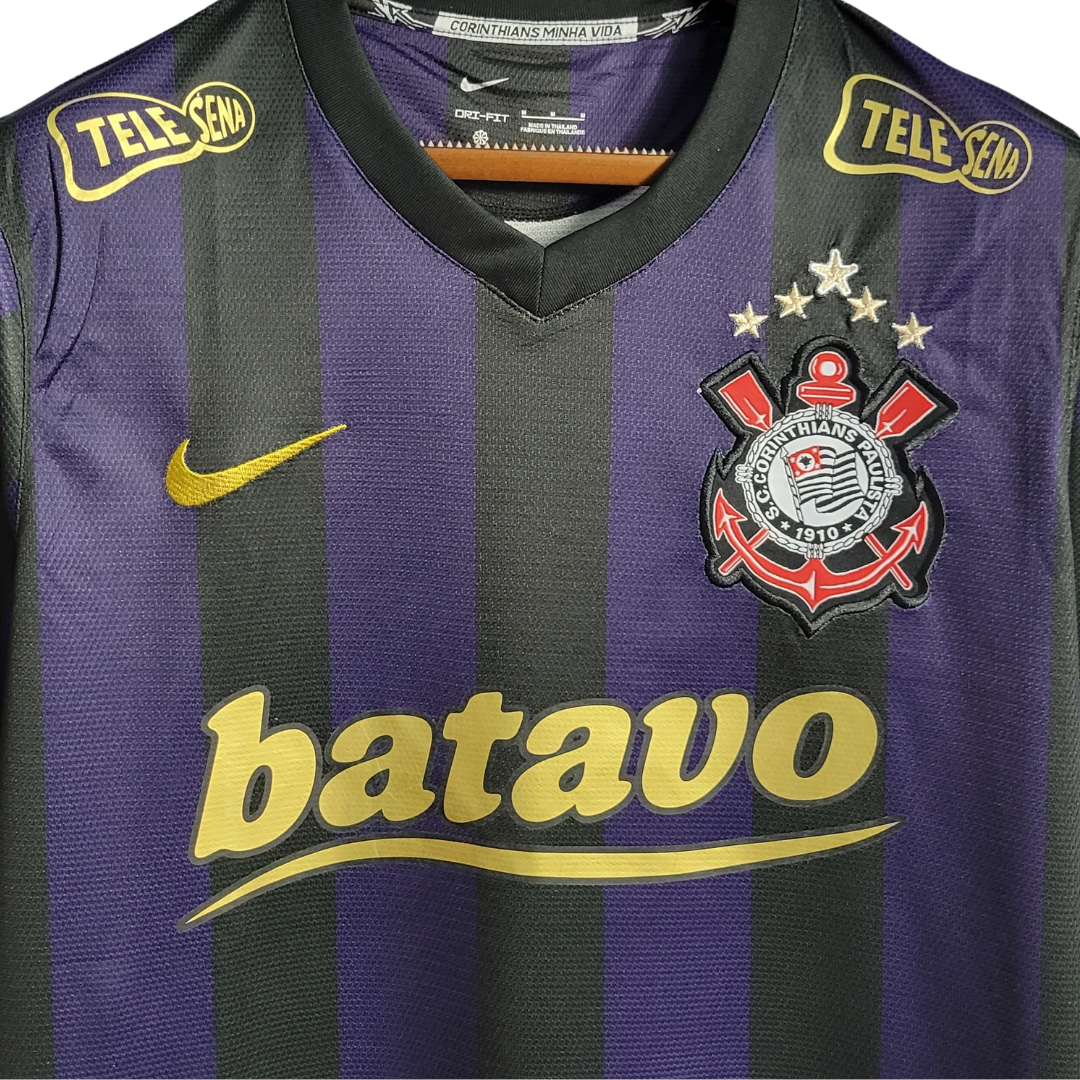 Camisa Corinthians II 2009 - Retrô Nike Masculina - Roxa
