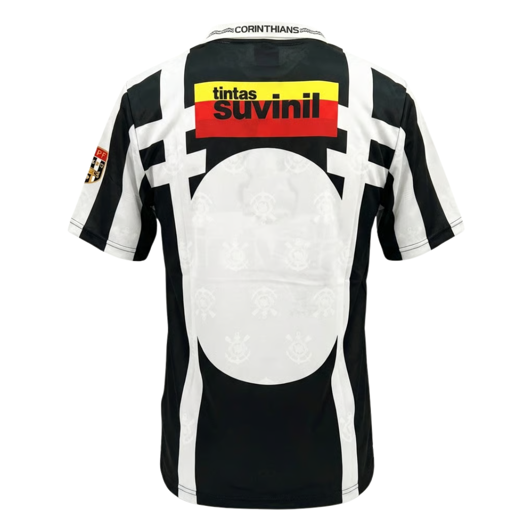 Camisa Corinthians III 1992 - Retrô Penalty Masculina - Preta com detalhes em branco