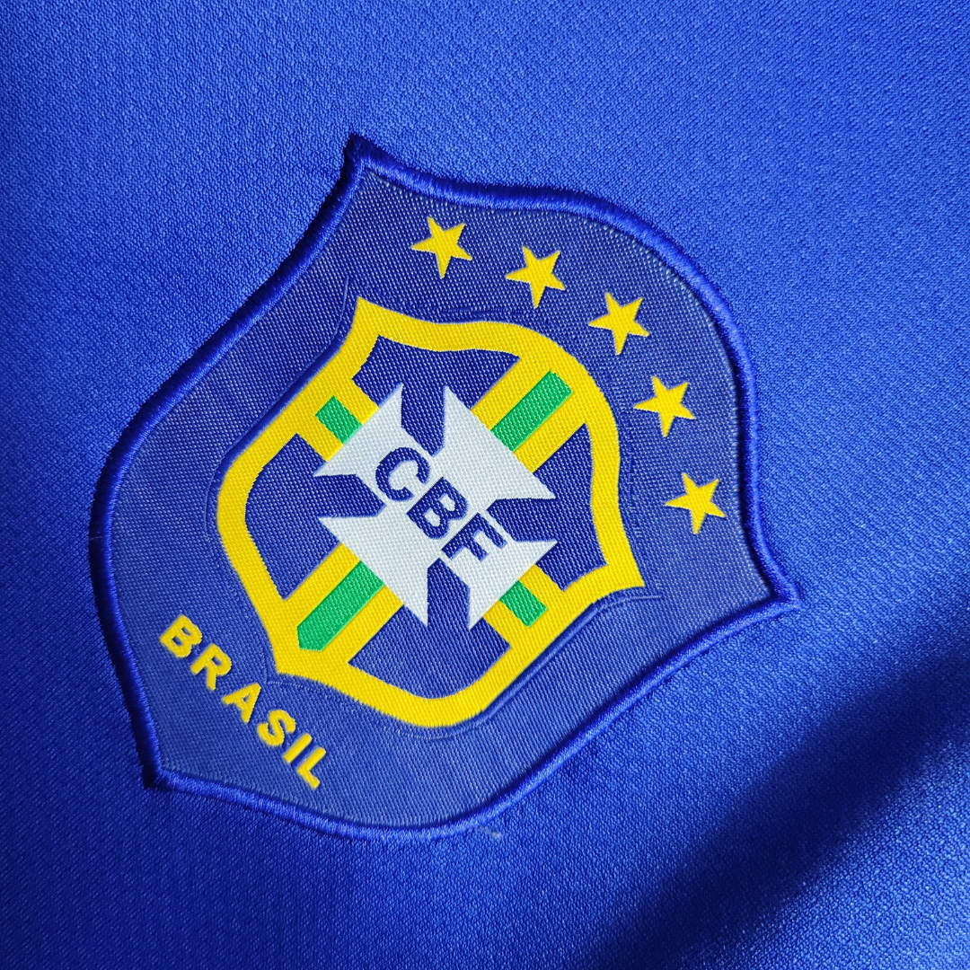 Camisa Seleção Brasileira II 2006 - Retrô Nike - Azul