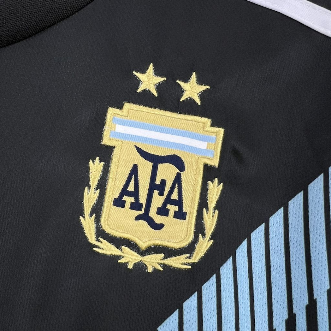 Camisa Seleção da Argentina II 2018 - Retrô Adidas - Preta